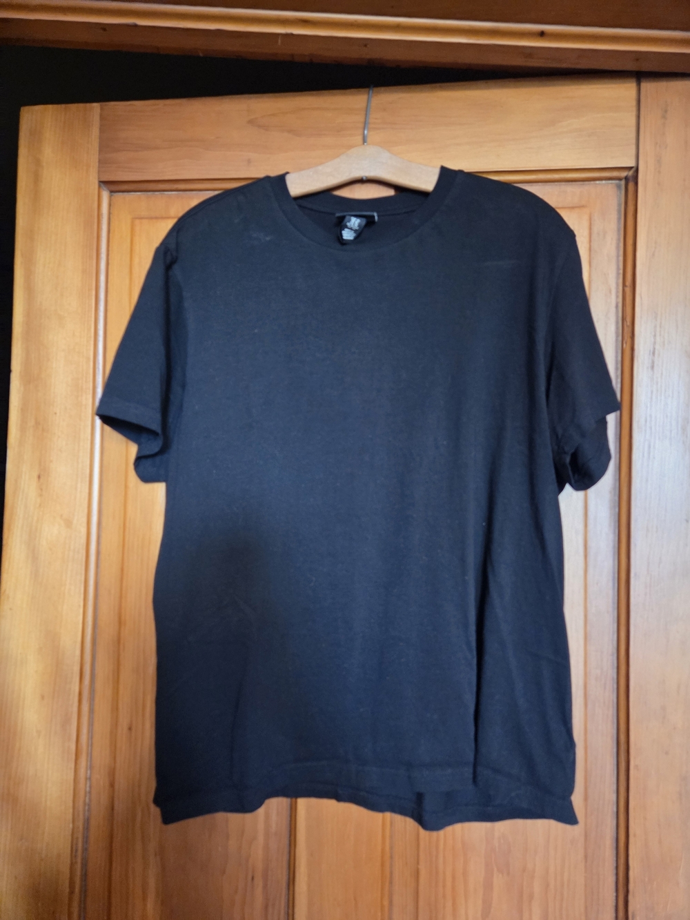 H&M Black Short Sleeve Crew Neck Tee